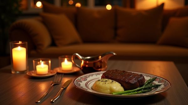 Comment réaliser un top repas romantique à préparer chez soi