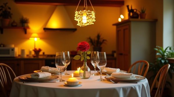 Comment réaliser un top repas romantique à préparer chez soi